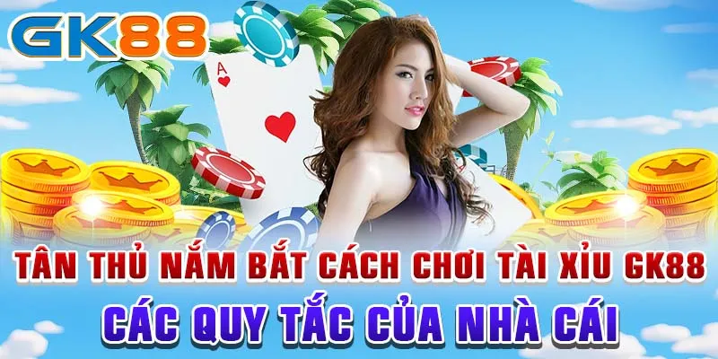 Cách chơi tài xỉu Tân thủ nắm bắt cách chơi tài xỉu GK88 - các quy tắc của nhà cái