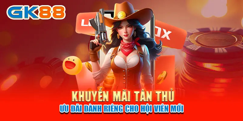 GK88 Sảnh game cá cược hàng đầu châu lục Khuyến mãi tân thủ: Ưu đãi dành riêng cho hội viên mới