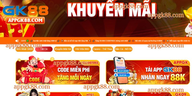 Các khuyến mại hot cập nhập liên tục